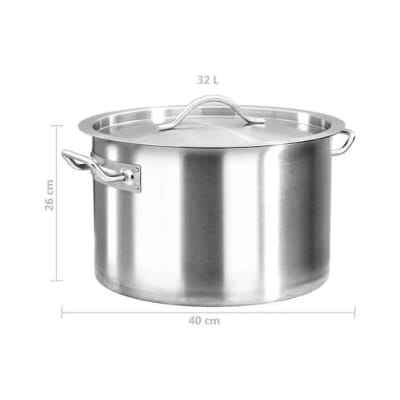 Oala 32 litri, marca Schmitter, 40 x 26 cm, oțel inoxidabil Oala 32 litri, marca Schmitter, 40 x 26 cm, oțel inoxidabil